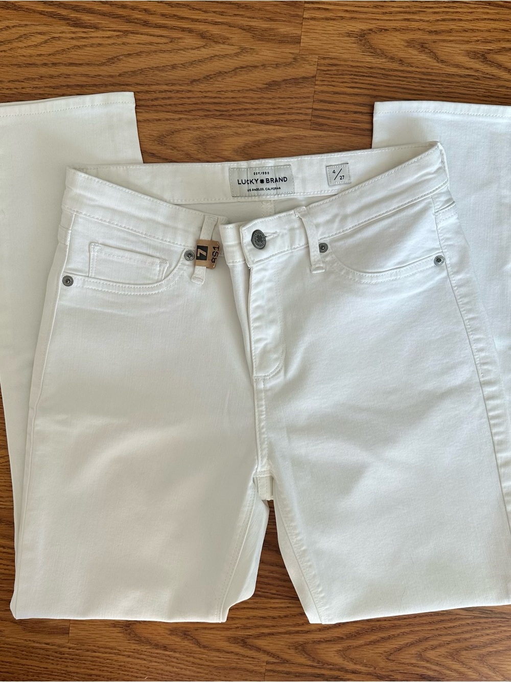 Lucky Brand White Jeans Size 4/27